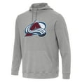 thumbnail image 1 of Men's Antigua Heather Gray Colorado Avalanche Cloud Pullover Hoodie, 1 of 1