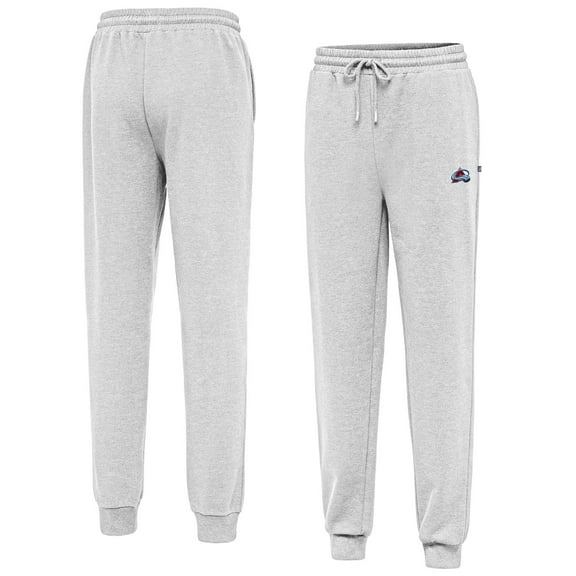 Men's Antigua Heather Gray Colorado Avalanche Idol Jogger Pants