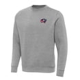 thumbnail image 1 of Men's Antigua Heather Gray Columbus Blue Jackets Big & Tall Victory Crewneck Pullover Sweatshirt, 1 of 1