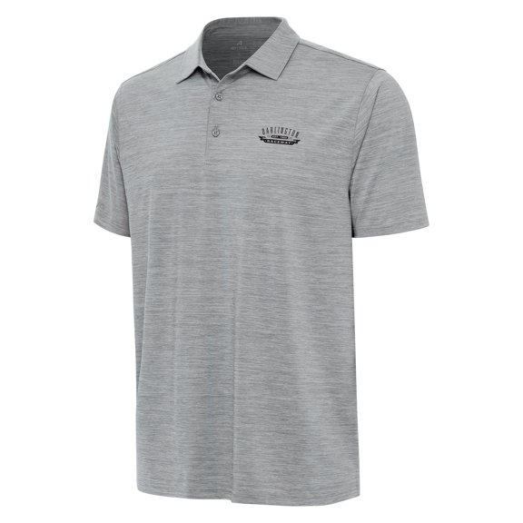 Men's Antigua Heather Gray Darlington Raceway Layout Polo
