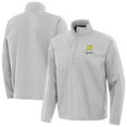 thumbnail image 1 of Men's-Antigua  Heather Gray Denny Hamlin Brisk Quarter-Zip Pullover Jacket, 1 of 3