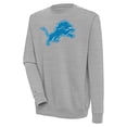 thumbnail image 1 of Men's Antigua  Heather Gray Detroit Lions Victory Pullover Sweatshirt, 1 of 1