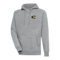 thumbnail image 1 of Men's Antigua  Heather Gray Emporia State Hornets Victory Pullover Hoodie, 1 of 1