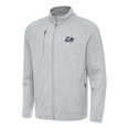 thumbnail image 1 of Men's Antigua Heather Gray Georgia Southern Eagles Hold-Up Full-Zip Tri-Blend Jacket, 1 of 1