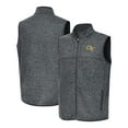 thumbnail image 1 of Men's Antigua Heather Gray Georgia Tech Yellow Jackets Fortune Full-Zip Vest, 1 of 3