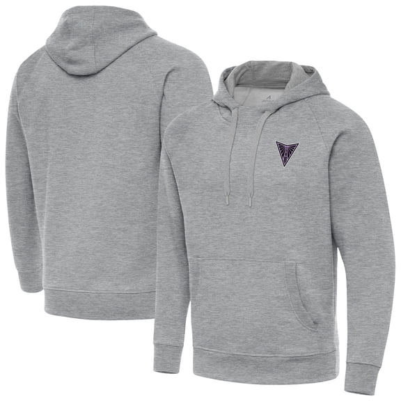 Men's Antigua Heather Gray Golden State Valkyries Big & Tall Victory Raglan Pullover Hoodie