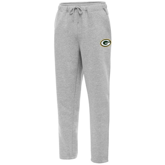 Men's Antigua  Heather Gray Green Bay Packers Victory Sweatpants