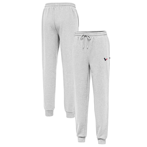 Men's Antigua Heather Gray Houston Texans Idol Jogger Pants