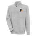 thumbnail image 1 of Men's Antigua  Heather Gray Indiana Pacers Victory Quarter-Zip Pullover Top, 1 of 1