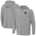 thumbnail image 1 of Men's Antigua Heather Gray Jacob Fatu Effortless Full-Zip Hoodie, 1 of 3