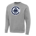 thumbnail image 1 of Men's Antigua Heather Gray LA Clippers Big & Tall Victory Crew Neck Pullover Sweatshirt, 1 of 1