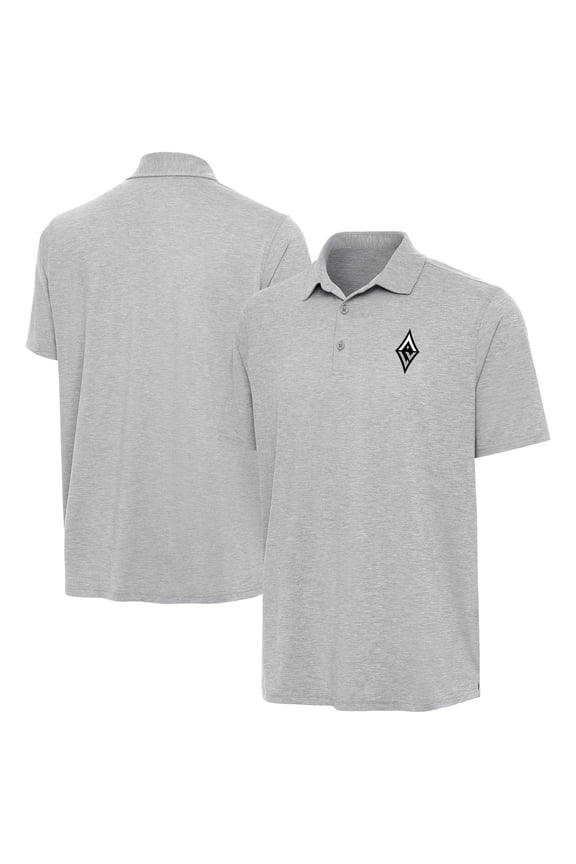 Men's Antigua Heather Gray Las Vegas Aces Par 3 Polo