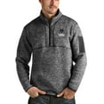 thumbnail image 1 of Men's Antigua Heather Gray Las Vegas Desert Dogs Team Logo Fortune Half-Zip Pullover Jacket, 1 of 1