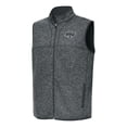 thumbnail image 1 of Men's Antigua Heather Gray Los Angeles Kings Fortune Full-Zip Vest, 1 of 1