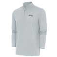 thumbnail image 1 of Men's Antigua Heather Gray Los Angeles Lakers Hunk Quarter-Zip Top, 1 of 1