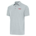 thumbnail image 1 of Men's Antigua  Heather Gray Martinsville Speedway Big & Tall Par 3 Polo, 1 of 1