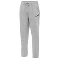 thumbnail image 1 of Men's Antigua  Heather Gray Miami Dolphins Victory Sweatpants, 1 of 1