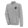 thumbnail image 1 of Men's Antigua  Heather Gray Minnesota Timberwolves Victory Full-Zip Jacket, 1 of 1