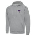 thumbnail image 1 of Men's Antigua  Heather Gray Minnesota Vikings Victory Full-Zip Hoodie, 1 of 1