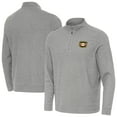 thumbnail image 1 of Men's Antigua  Heather Gray NASCAR 1964-75 Logo Subtle Quarter-Zip Top, 1 of 3