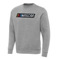 thumbnail image 1 of Men's-Antigua  Heather Gray NASCAR Victory Crewneck Pullover Sweatshirt, 1 of 1