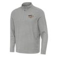 thumbnail image 1 of Men's Antigua Heather Gray Nashville Predators Subtle Quarter-Zip Sweatshirt, 1 of 1