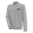 thumbnail image 1 of Men's Antigua  Heather Gray New Orleans Pelicans Victory Full-Zip Jacket, 1 of 1