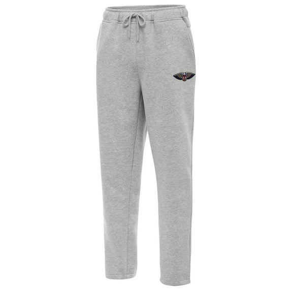 Men's Antigua Heather Gray New Orleans Pelicans Victory Sweatpants