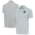thumbnail image 1 of Men's-Antigua  Heather Gray New York City FC Par 3 Polo, 1 of 3