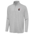 thumbnail image 1 of Men's Antigua Heather Gray Angel City FC Hunk Quarter-Zip Pullover Top, 1 of 1