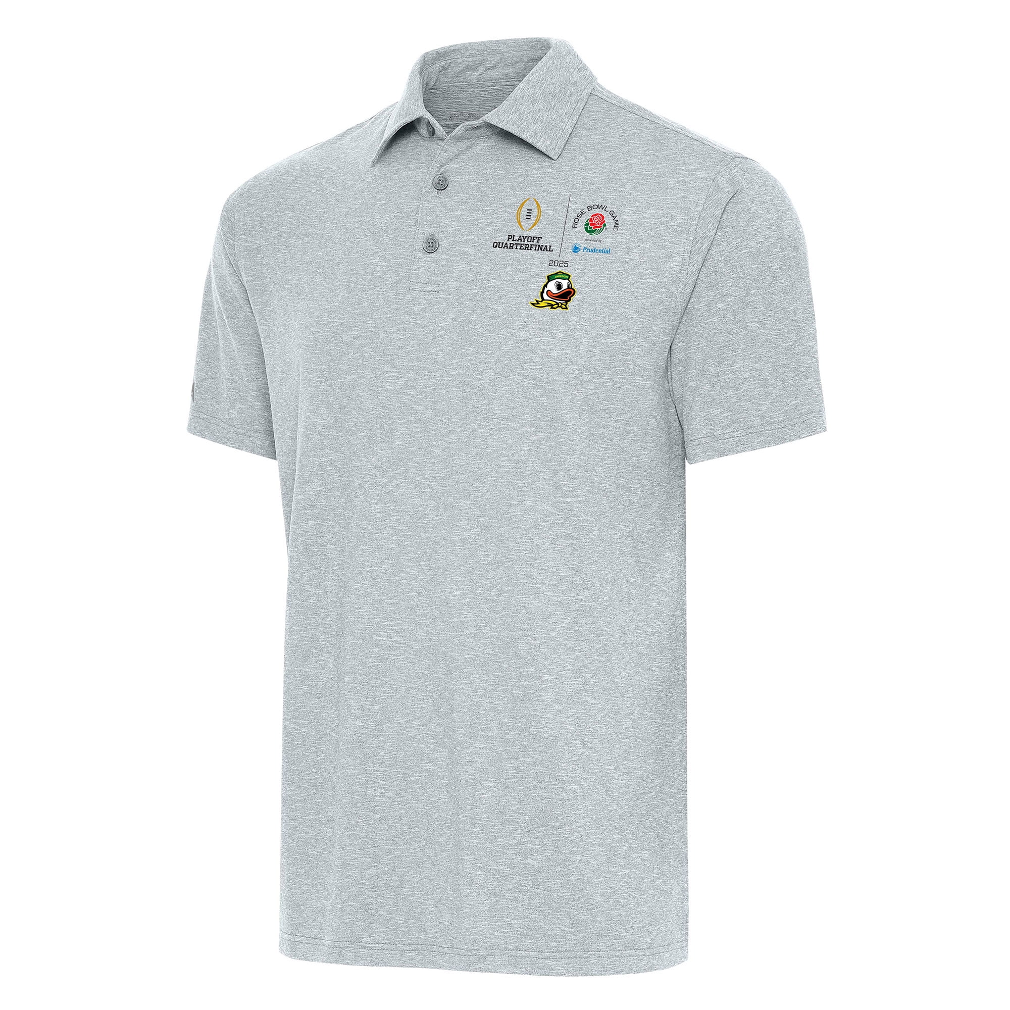 Men's Antigua Heather Gray Oregon Ducks College Football Playoff 2025