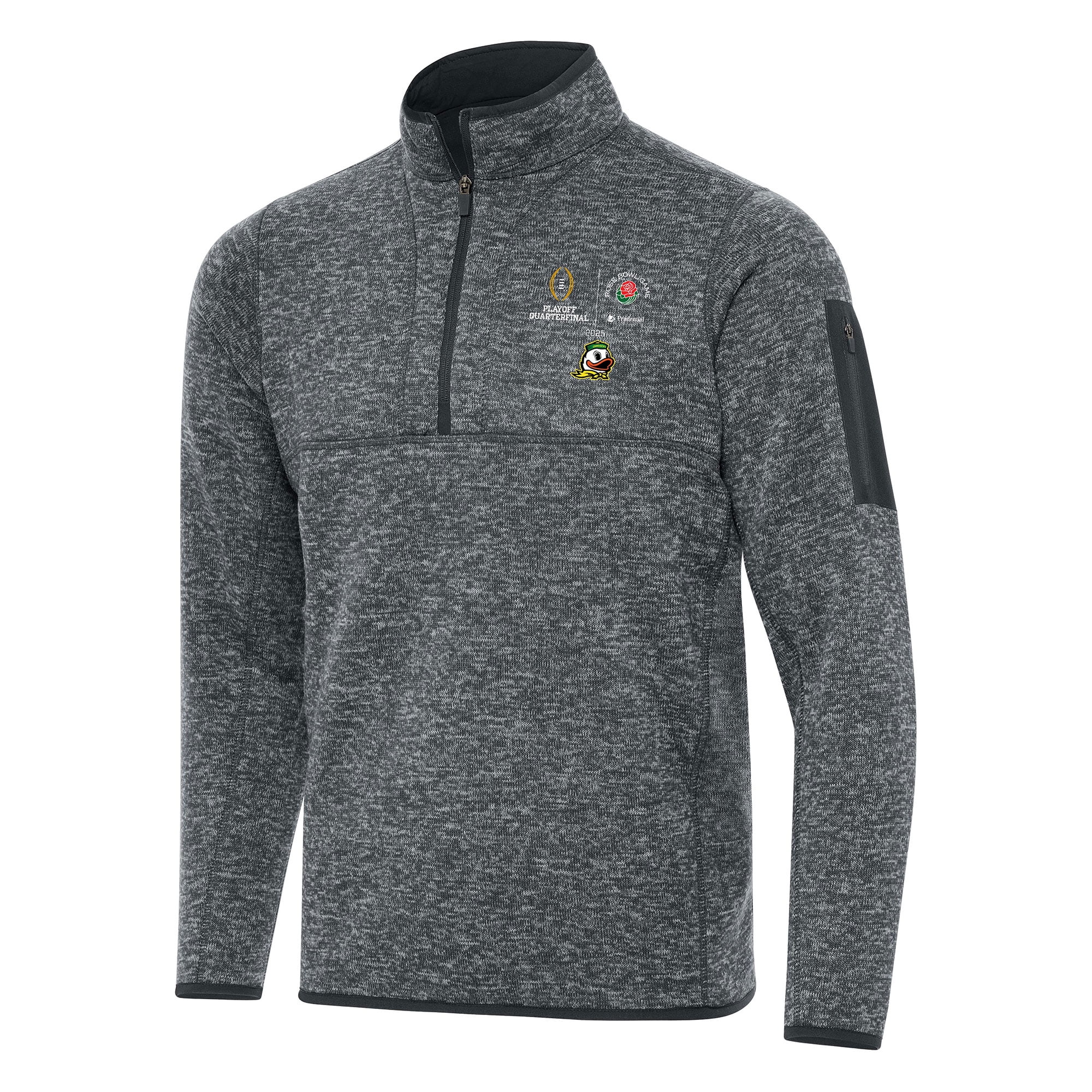 Men's Antigua Heather Gray Oregon Ducks College Football Playoff 2025