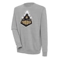 thumbnail image 1 of Men's Antigua  Heather Gray Purdue Boilermakers Victory Pullover Sweatshirt, 1 of 1