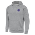 thumbnail image 1 of Men's Antigua Heather Gray Racing Louisville FC Big & Tall Victory Pullover Hoodie, 1 of 1