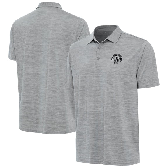Men's Antigua Heather Gray Randy Orton Layout Polo