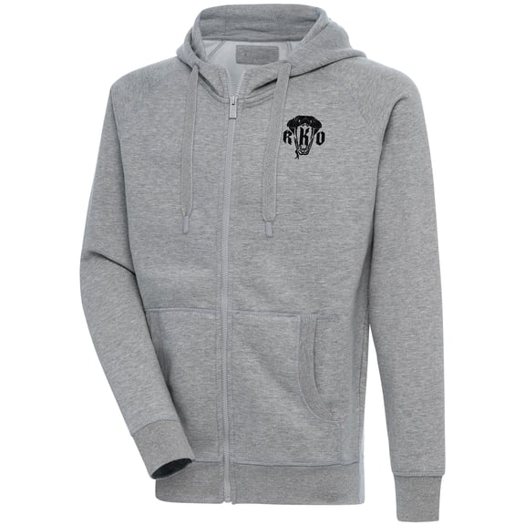 Men's Antigua Heather Gray Randy Orton Victory Full-Zip Hoodie