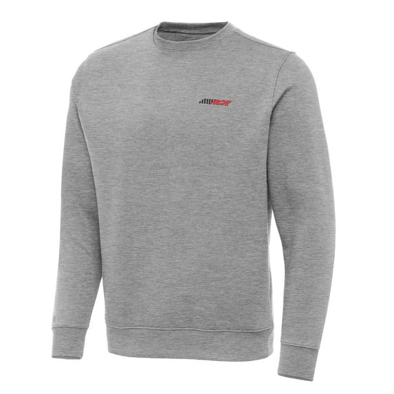 Men's Antigua Heather Gray Richard Childress Racing Big & Tall Victory Pullover Sweatshirt