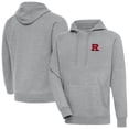 thumbnail image 1 of Men's Antigua Heather Gray Rutgers Scarlet Knights Big & Tall Victory Pullover Hoodie, 1 of 3