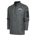 thumbnail image 1 of Men's Antigua  Heather Gray Salem Red Sox Big & Tall Fortune Quarter-Zip Pullover Jacket, 1 of 1