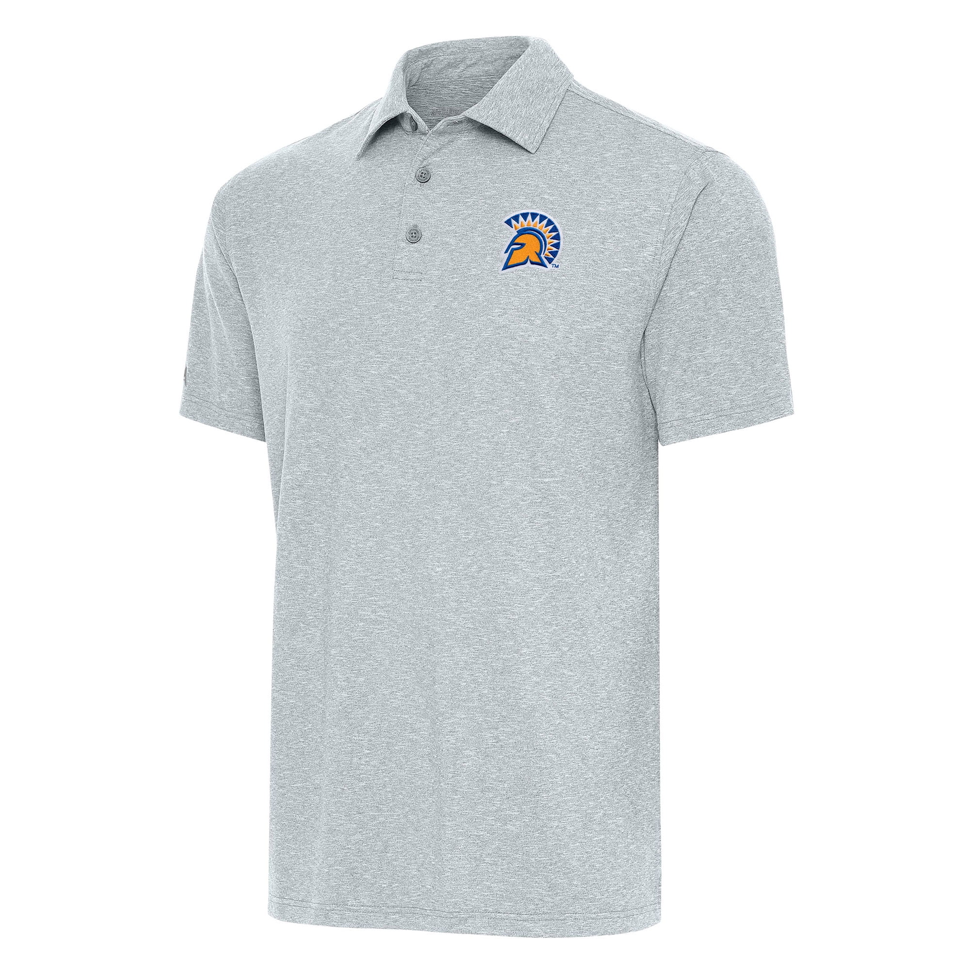 Men's Antigua Heather Gray San Jose State Spartans Big & Tall Par 3