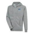 thumbnail image 1 of Men's Antigua Heather Gray Santa Clara Leopardos Victory Full-Zip Hoodie, 1 of 1