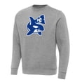 thumbnail image 1 of Men's Antigua Heather Gray Seattle Sounders FC Orca Logo Victory Pullover Sweatshirt, 1 of 1