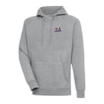 thumbnail image 1 of Men's Antigua  Heather Gray Somerset Patriots Victory Pullover Hoodie, 1 of 1
