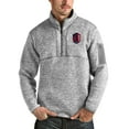 thumbnail image 1 of Men's Antigua Heather Gray St. Louis City SC Fortune Quarter-Zip Pullover Jacket, 1 of 1