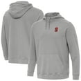 thumbnail image 1 of Men's Antigua Heather Gray Stanford Cardinal Cloud Pullover Hoodie, 1 of 3