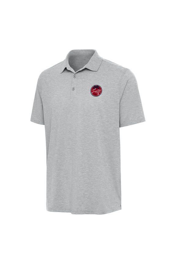 Men's Antigua Heather Gray TGL Jupiter Links Golf Club Par 3 Polo