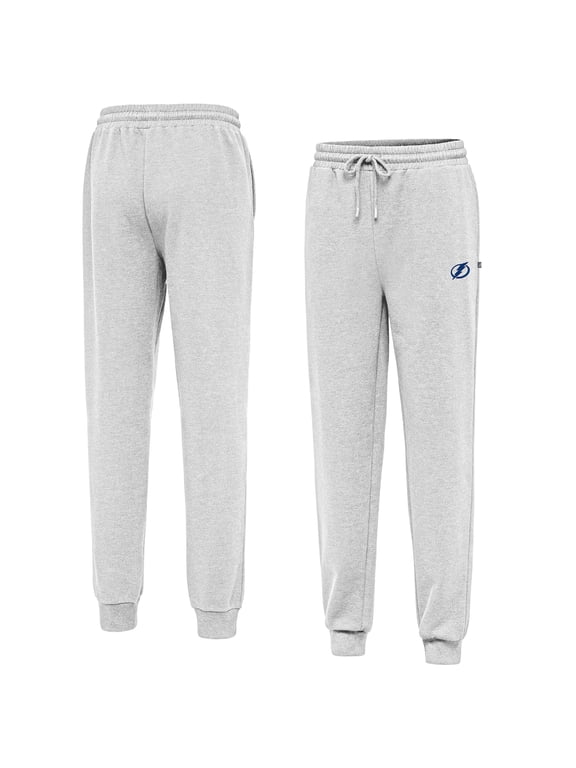 Men's Antigua Heather Gray Tampa Bay Lightning Idol Jogger Pants