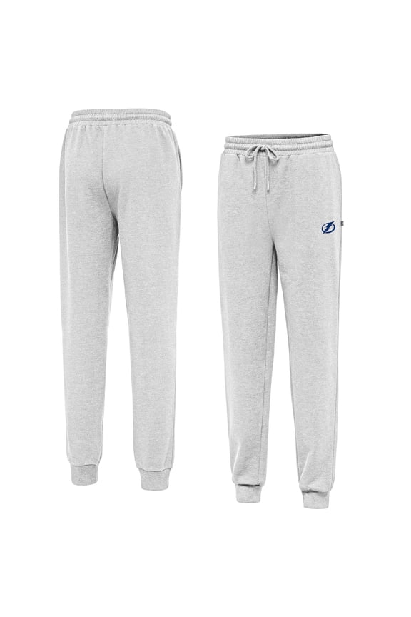 Men's Antigua Heather Gray Tampa Bay Lightning Idol Jogger Pants