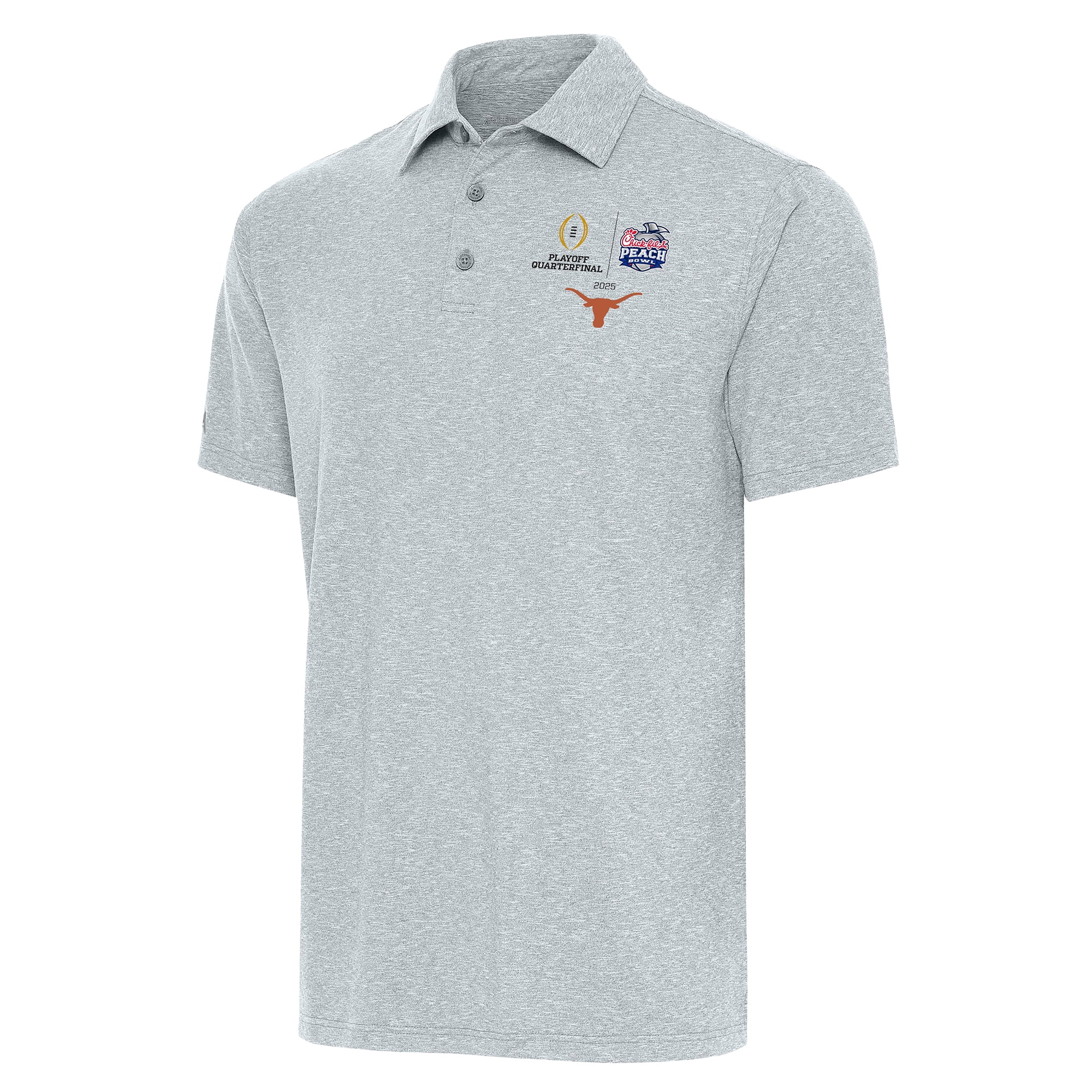 Men's Antigua Heather Gray Texas Longhorns College Football Playoff