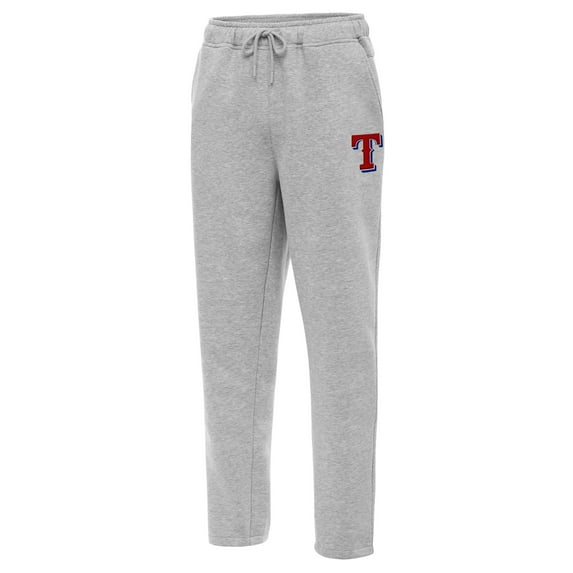 Men's Antigua Heather Gray Texas Rangers Victory Jogger Pants